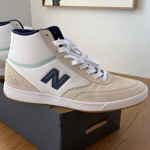 Men's New Balance Numeric 440 Hi-Top by Tom Knox in Teal/White. Size12 - No Box